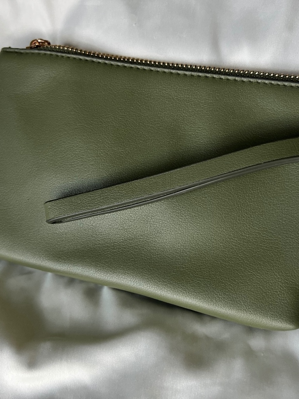 A New Day Wristlet in Olive